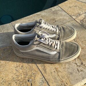 Vans Gray Sneakers Suede Canvas Upper Signature Stripe